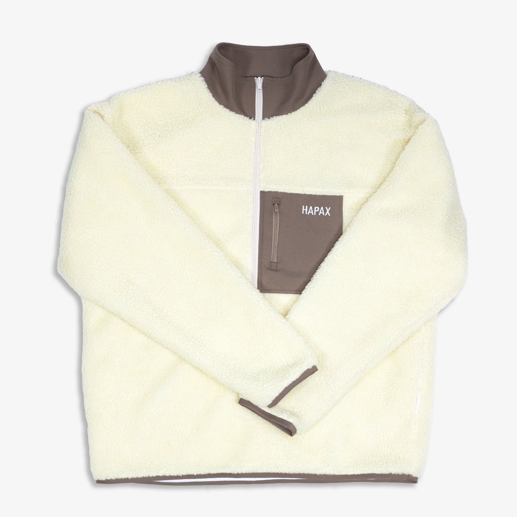 Half-Zip Sweater : Cream