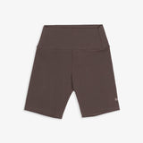 Biker Shorts V1 - Brown (Brown Logo)