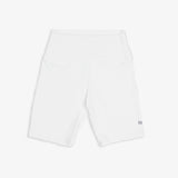 Biker Shorts - White (Slate Logo)