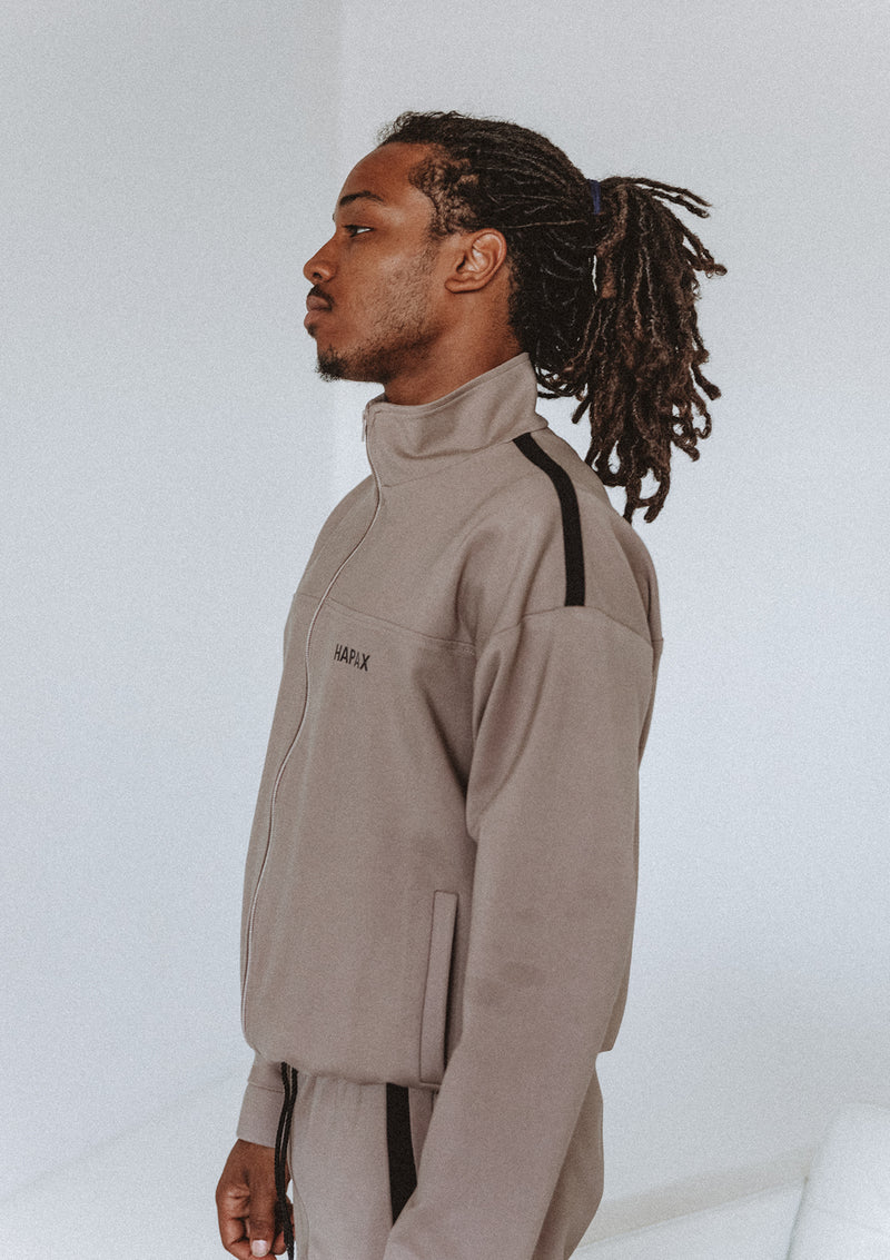 Track Jacket - Taupe