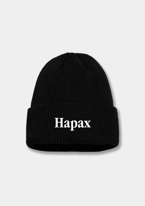 Serif Beanie - Black