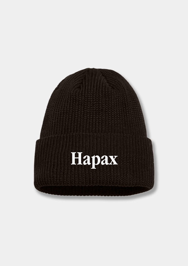 Serif Beanie - Brown