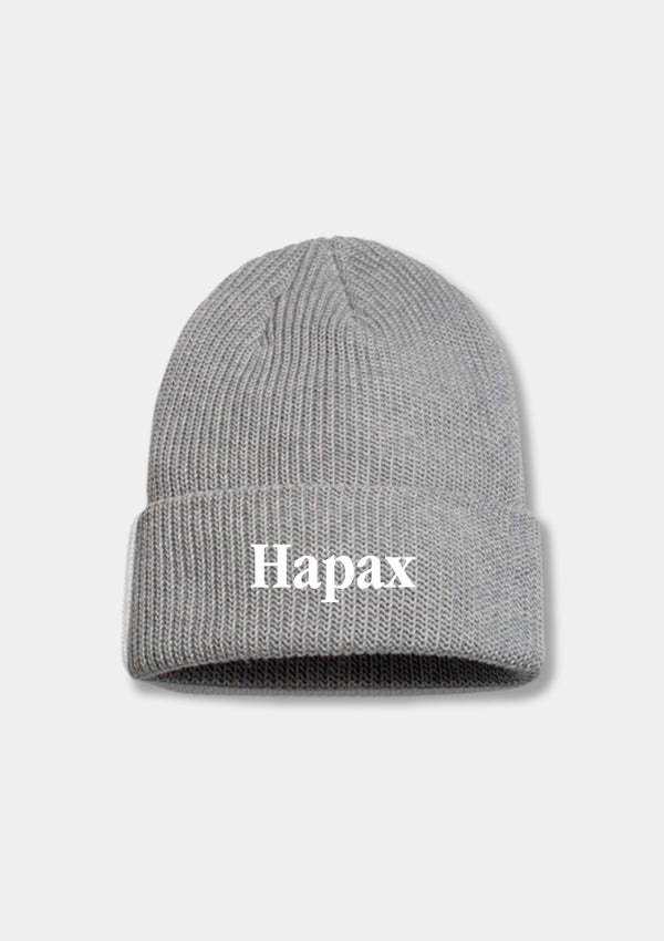 Serif Beanie - Grey