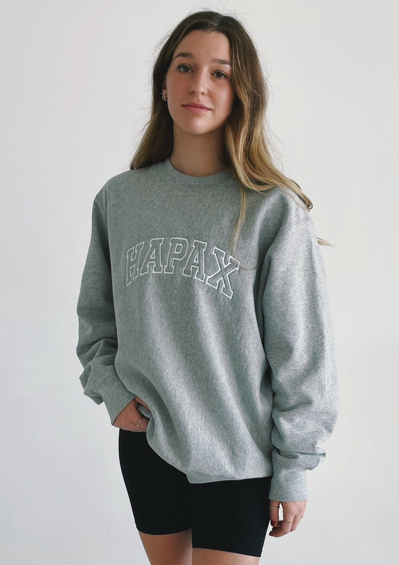 Collegiate Crewneck - Grey